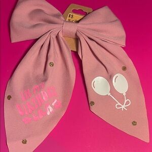 In my birthday era hair bow